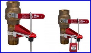 Hakowa blokada zaworów kulowych BVL-022 - mała