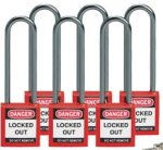 Kompaktowa kłódka bezpieczeństwa 75 mm Brady 814146, opakowanie 6 szt.