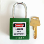 Kompaktowa kłódka bezpieczeństwa LOTO, 25 mm