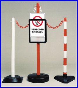 Rama na tablice ostrzegawcze A4 do słupków bezpieczeństwa, BRADY, 292250